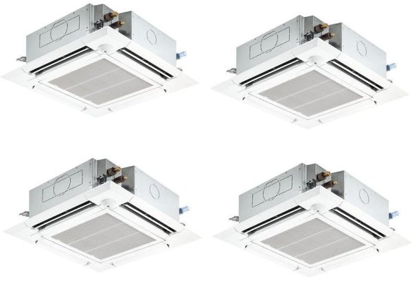 画像1: 東京・業務用エアコン　三菱　てんかせ4方向（コンパクト）スリムER　同時フォー　PLZD-ERP280JF　280形（10馬力）　三相200V (1)