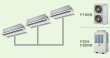 画像1: 東京・業務用エアコン　東芝　2方向吹出し　同時トリプル　ワイヤードリモコン　一発節電　AWSC22455A　P224（8馬力）　スーパーパワーエコキュープ　三相200V (1)